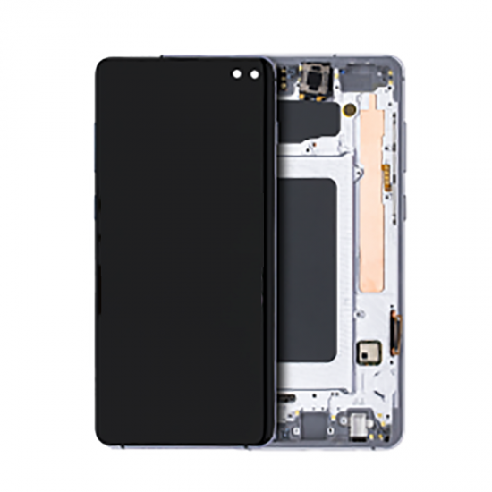 For Samsung Galaxy S10 Plus OLED Screen Refurbished with Frame