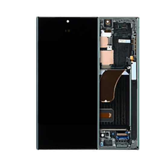 For Samsung Galaxy S23 Ultra OLED Screen Refurbished with Frame Europen Version