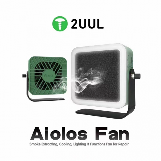 2UUL Aiolos Smoke Extracting Fan with Lighting Function