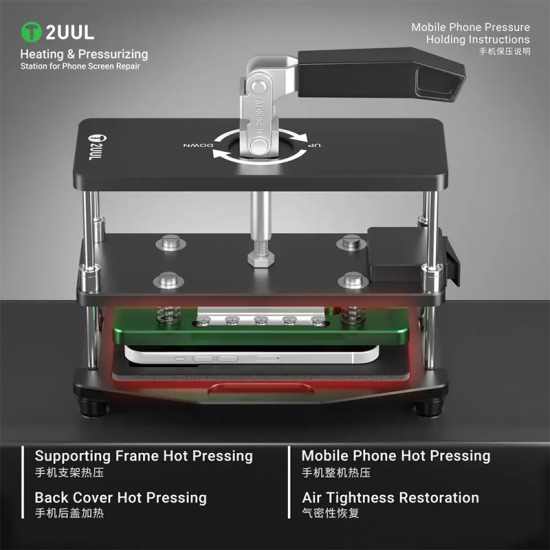 Heating amd Pressurizing Station for Phone Screen Repair