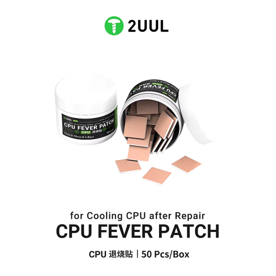 2UUL CPU FEVER PATCH Thermal Conductive Silicon Wafer