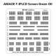 AMAOE F-IPLCD Screen Green Oil Film for IP X-15 Series LCD Screen Repair BGA Reballing Stencil Planting