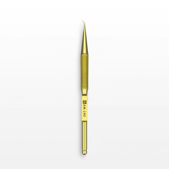 AMAOE 14U Curved Titanium Tweezers