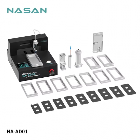 NASAN Automatic Glue Dispenser 10:1 AB Glue Dispensing Machine for iPhone Frame LCD Screen Repair