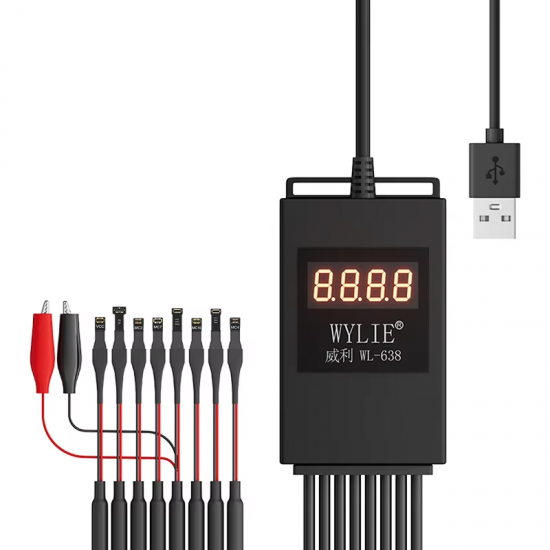 WYLIE WL-638 Power on Line For Phone 6-15 Pro Max and Android Phone Accurate Tool