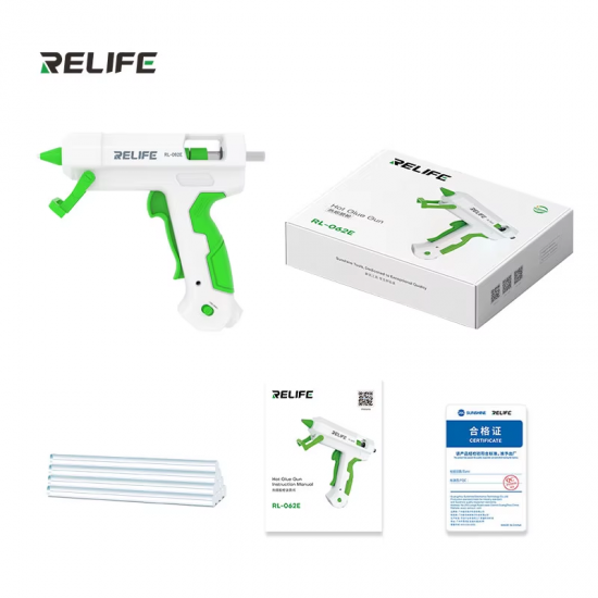 RELIFE RL-062E Hot Melt Glue Dispenser - Heat-Resistant, Rapid Heating