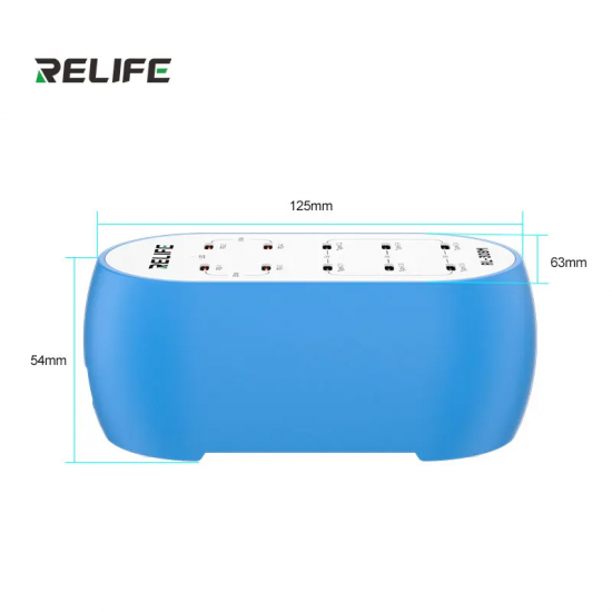 RELIFE RL-309M TYPE-C 10-port Smart Charger 72W Intelligent Fast Charger