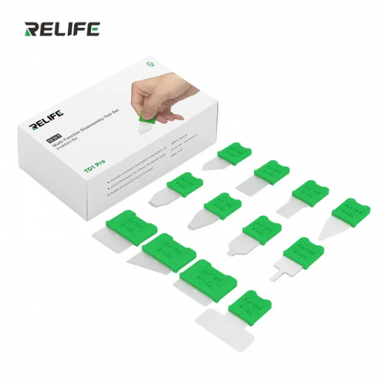 RELIFE TD1 Pro Multi-angle Disassembly Blade for Mobile Phone Frame Screen Removal 12pcs Set