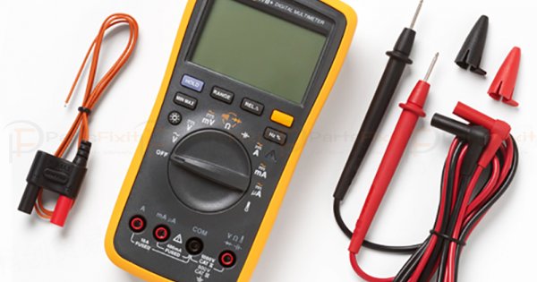 Fluke 17B+ Digital Multimeter Auto Range for AC/DC Voltage Resistance ...