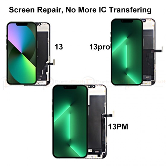 JCID Diagnosable Screen OLED For iPhone 13 / 14 / 15 Series