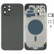 For iPhone 12 Pro Max Back Housing Cover with Side Keys