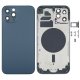 For iPhone 12 Pro Back Housing Cover with Side Keys