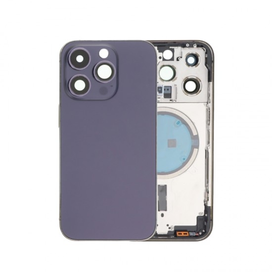 For iPhone 14 Pro Back Housing with Side Keys