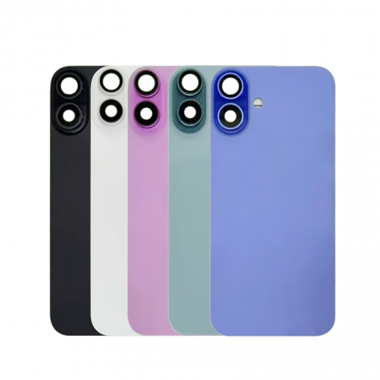 For iPhone 16 Back Glass with Frame and Magnetic